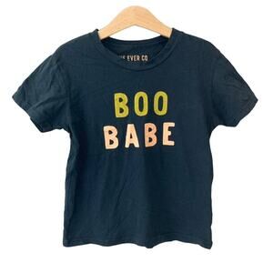 The Ever Co Boo Babe Short Sleeve Halloween Tee - Black Orange Gold - 4/5